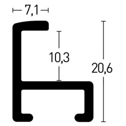 Profil 11 noir mat