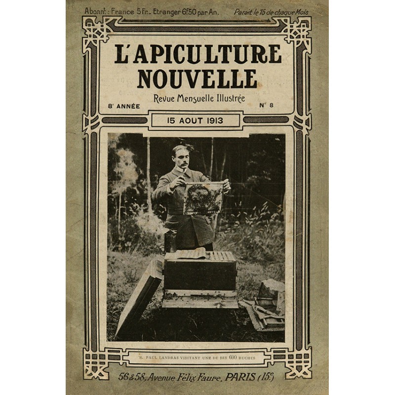 L'Apiculture Nouvelle Aout 1913