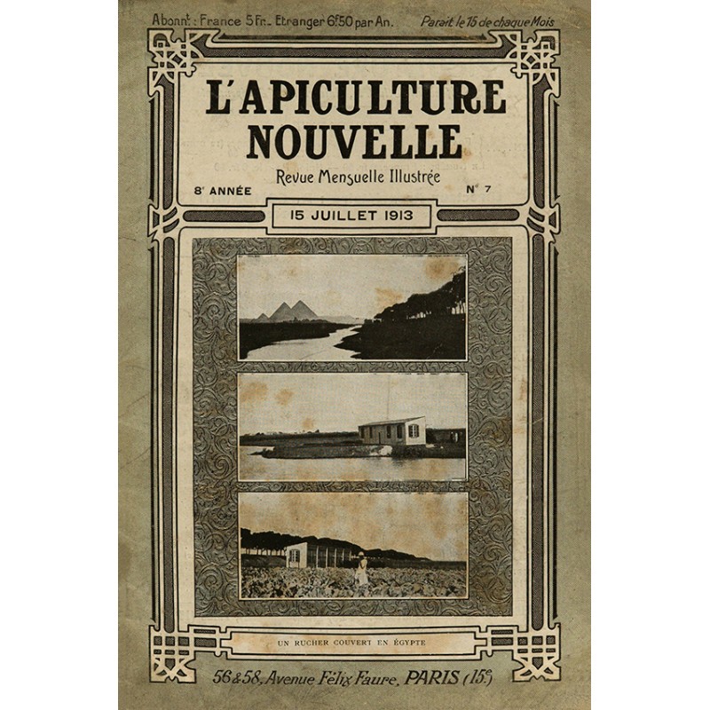 L'Apiculture Nouvelle Juillet 1913