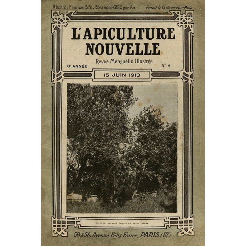 L'Apiculture Nouvelle Juin 1913