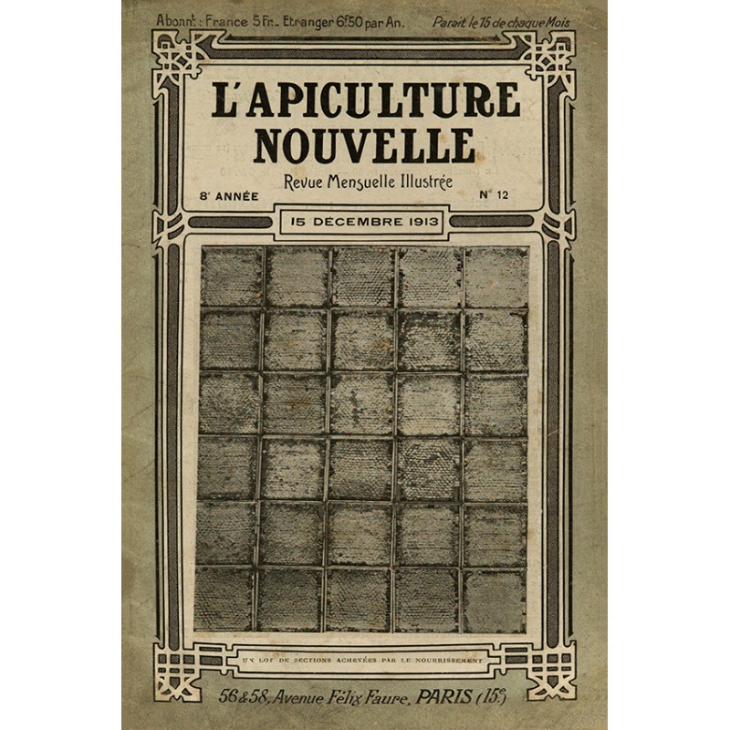 L'Apiculture Nouvelle Décembre 1913