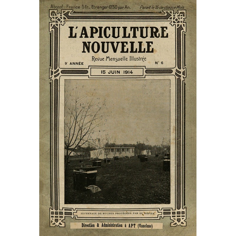 L'Apiculture Nouvelle Juin 1914